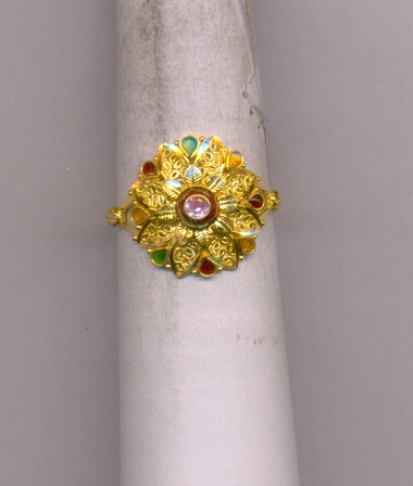 GOLD RING LADIES PLAIN FANCY