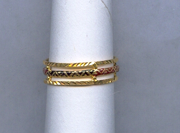 GOLD RING LADIES PLAIN FANCY