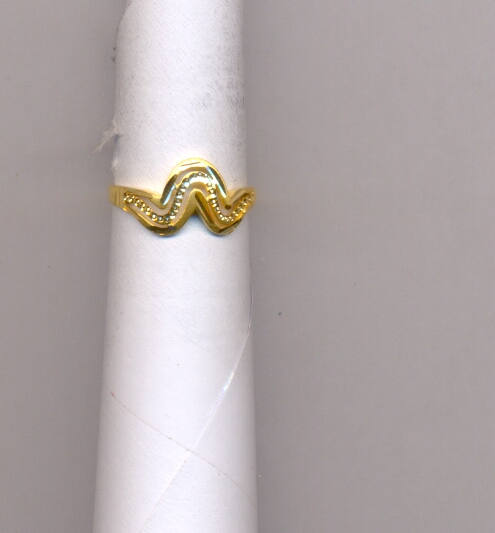 GOLD RING LADIES PLAIN FANCY
