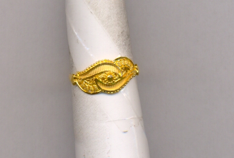 GOLD RING LADIES PLAIN FANCY