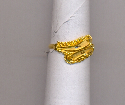 GOLD RING LADIES PLAIN FANCY