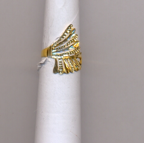 GOLD RING LADIES PLAIN FANCY