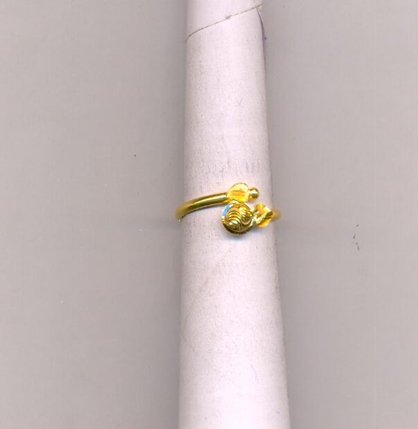 GOLD RING LADIES PLAIN FANCY