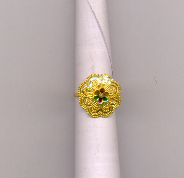 GOLD RING LADIES PLAIN FANCY