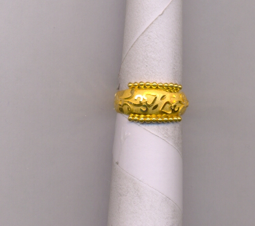 GOLD RING LADIES PLAIN FANCY