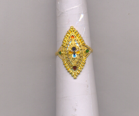 GOLD RING LADIES PLAIN FANCY