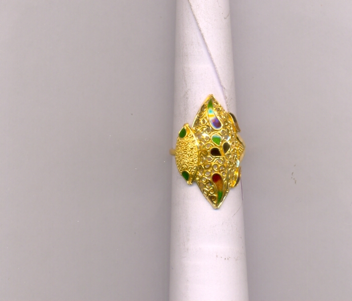GOLD RING LADIES PLAIN FANCY