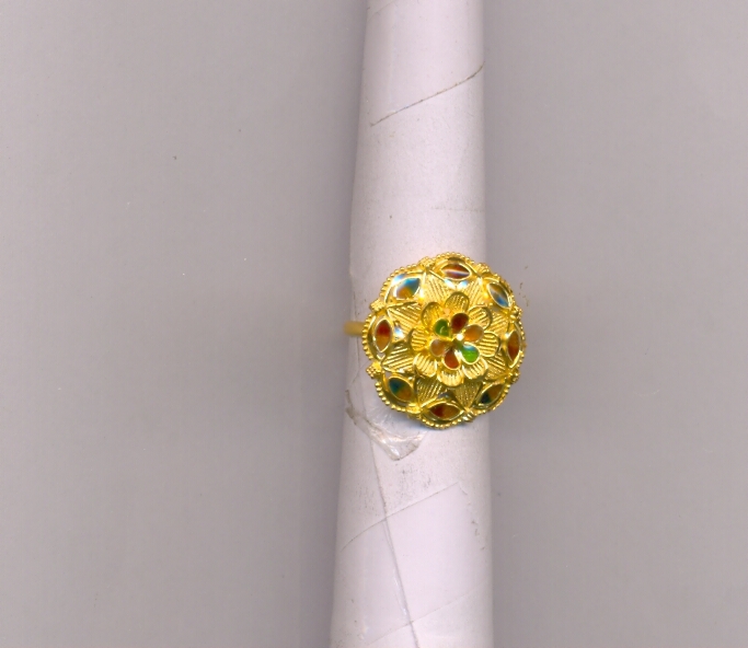 GOLD RING LADIES PLAIN FANCY