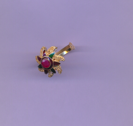 GOLD RING LADIES PLAIN FANCY