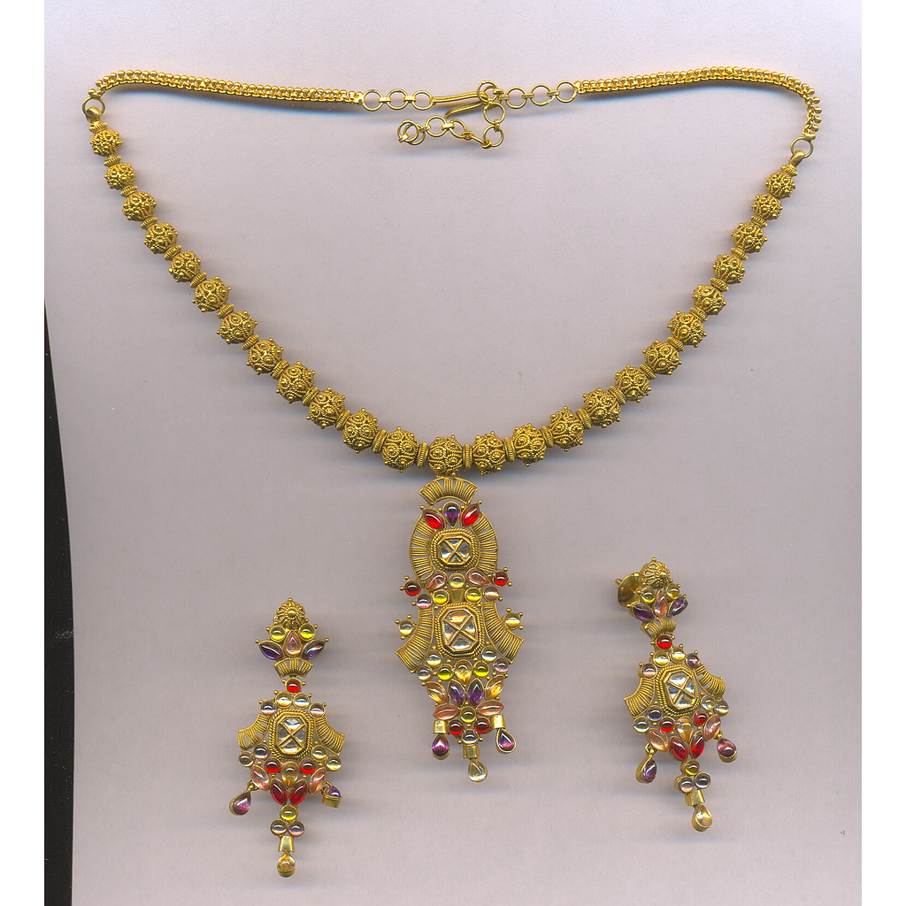 GOLD HALF SET LONG ANTIQUE FANCY