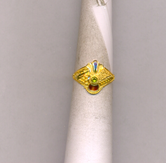 GOLD RING LADIES PLAIN FANCY