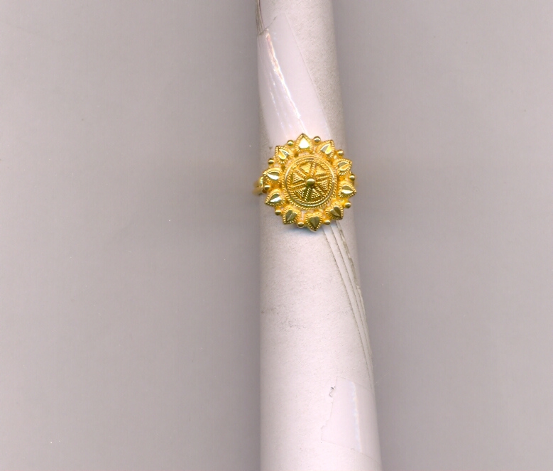 GOLD RING LADIES PLAIN FANCY