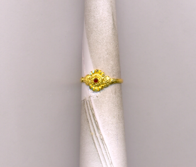 GOLD RING LADIES PLAIN FANCY