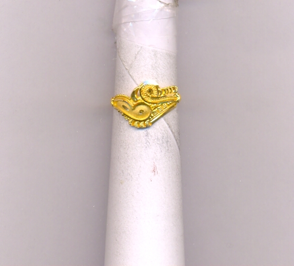 GOLD RING LADIES PLAIN FANCY