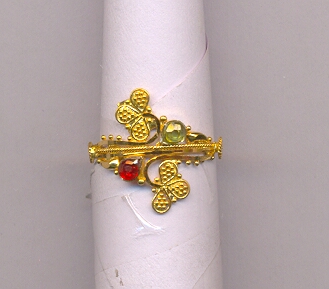 GOLD RING LADIES PLAIN FANCY