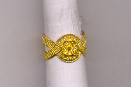 GOLD RING LADIES PLAIN FANCY