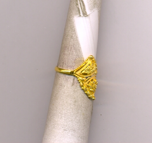 GOLD RING LADIES PLAIN FANCY