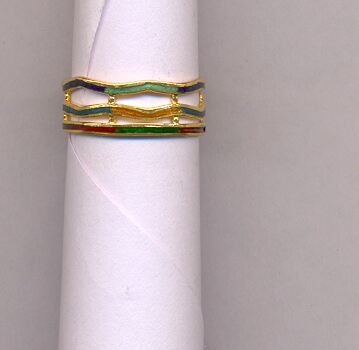 GOLD RING LADIES PLAIN FANCY