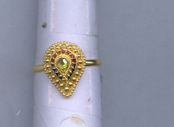 GOLD RING LADIES PLAIN FANCY