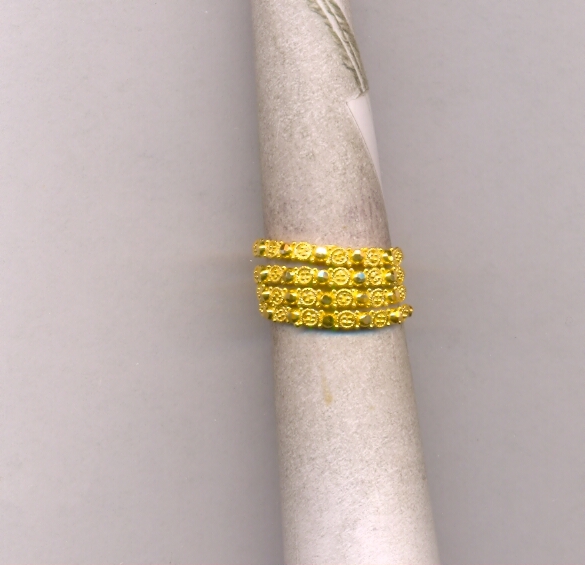 GOLD RING LADIES PLAIN FANCY