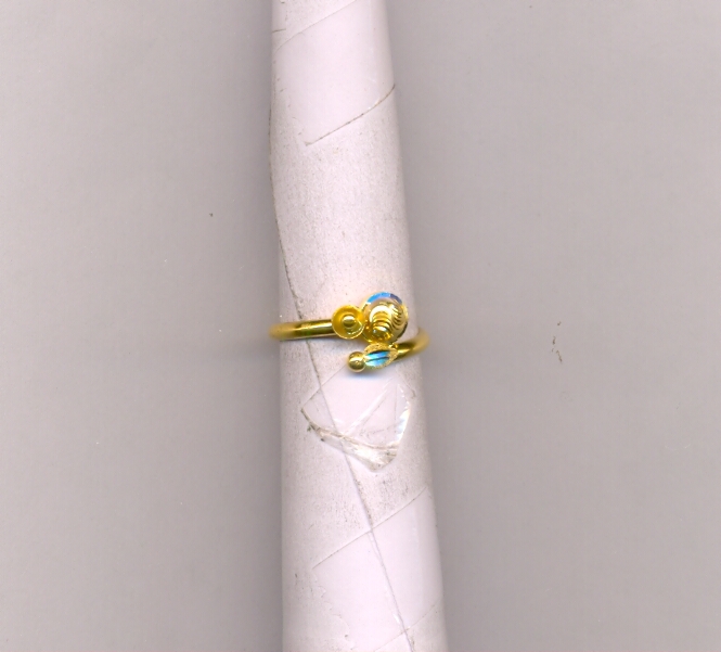 GOLD RING LADIES PLAIN FANCY