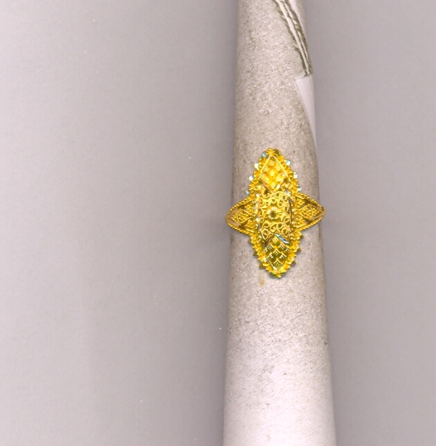 GOLD RING LADIES PLAIN FANCY