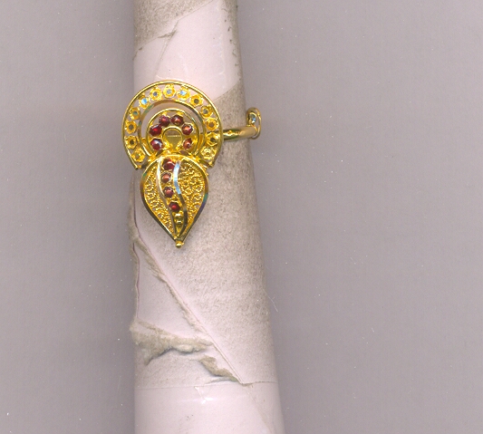 GOLD RING LADIES PLAIN FANCY