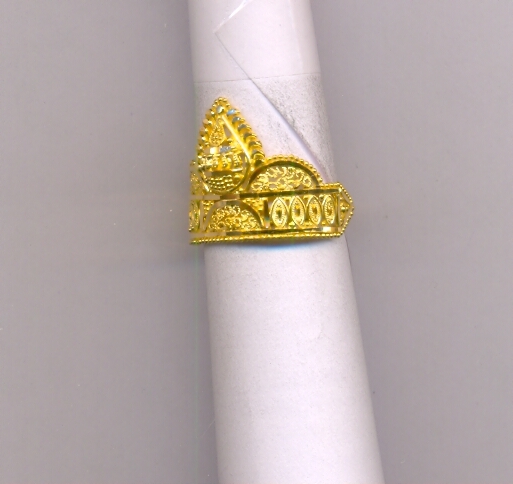 GOLD RING LADIES PLAIN FANCY