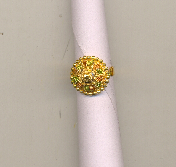GOLD RING LADIES PLAIN FANCY