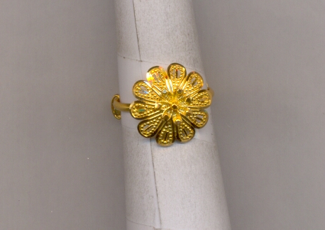 GOLD RING LADIES PLAIN FANCY
