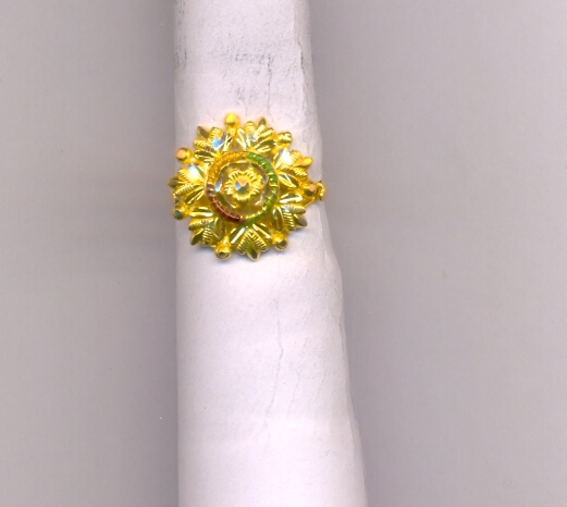GOLD RING LADIES PLAIN FANCY
