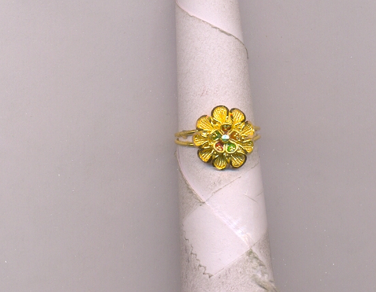 GOLD RING LADIES PLAIN FANCY