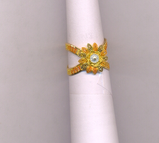 GOLD RING LADIES PLAIN FANCY