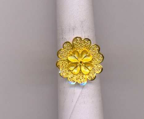 GOLD RING LADIES PLAIN FANCY
