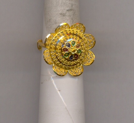 GOLD RING LADIES PLAIN FANCY