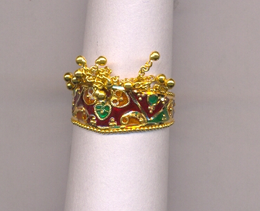 GOLD RING LADIES PLAIN FANCY