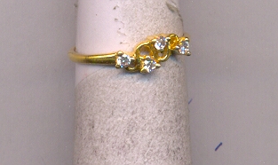 GOLD RING LADIES PLAIN FANCY