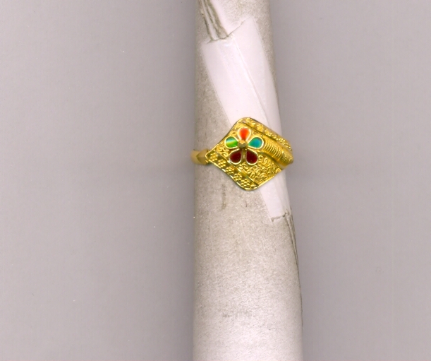 GOLD RING LADIES PLAIN FANCY