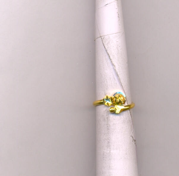 GOLD RING LADIES PLAIN FANCY