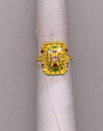 GOLD RING LADIES PLAIN FANCY