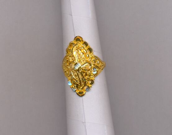 GOLD RING LADIES PLAIN FANCY