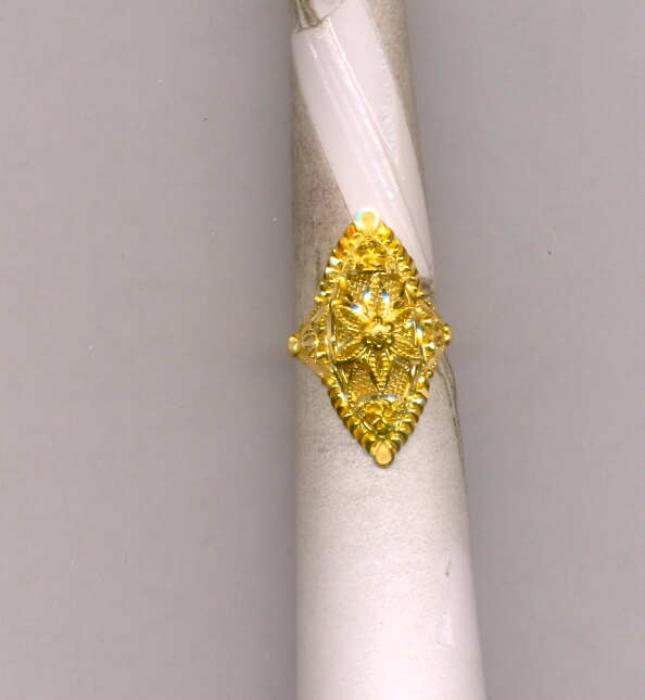 GOLD RING LADIES PLAIN FANCY