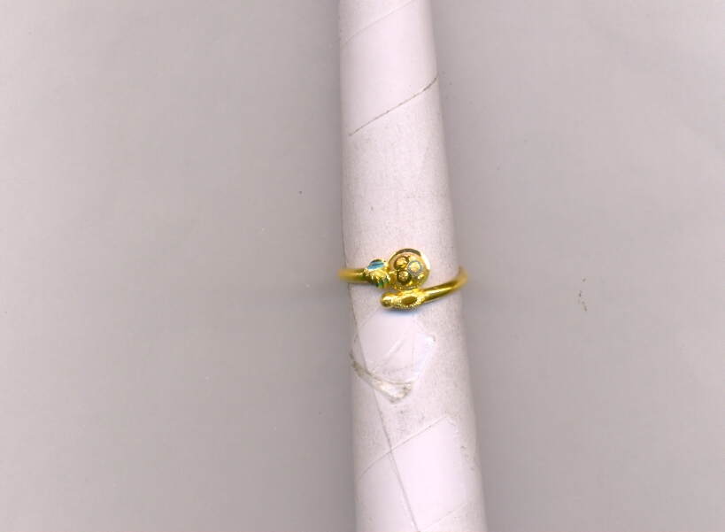 GOLD RING LADIES PLAIN FANCY