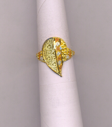 GOLD RING LADIES PLAIN FANCY