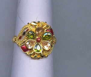 GOLD RING LADIES PLAIN FANCY