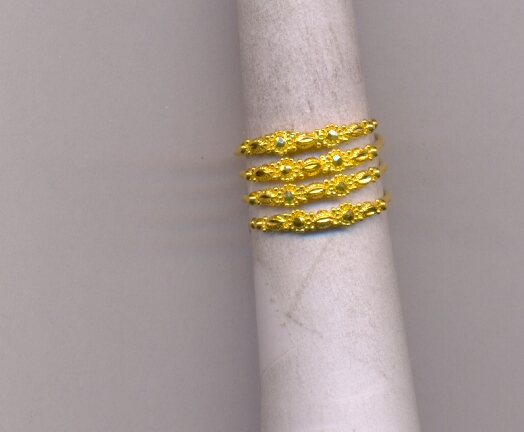 GOLD RING LADIES PLAIN FANCY