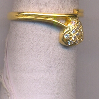 GOLD RING LADIES PLAIN FANCY