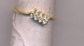 GOLD RING LADIES PLAIN FANCY