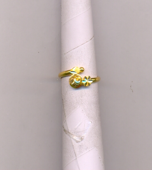 GOLD RING LADIES PLAIN FANCY