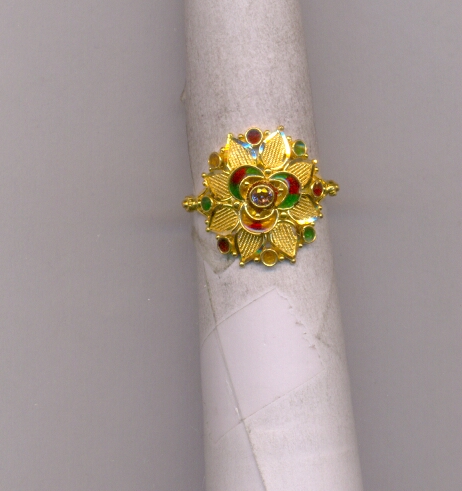 GOLD RING LADIES PLAIN FANCY
